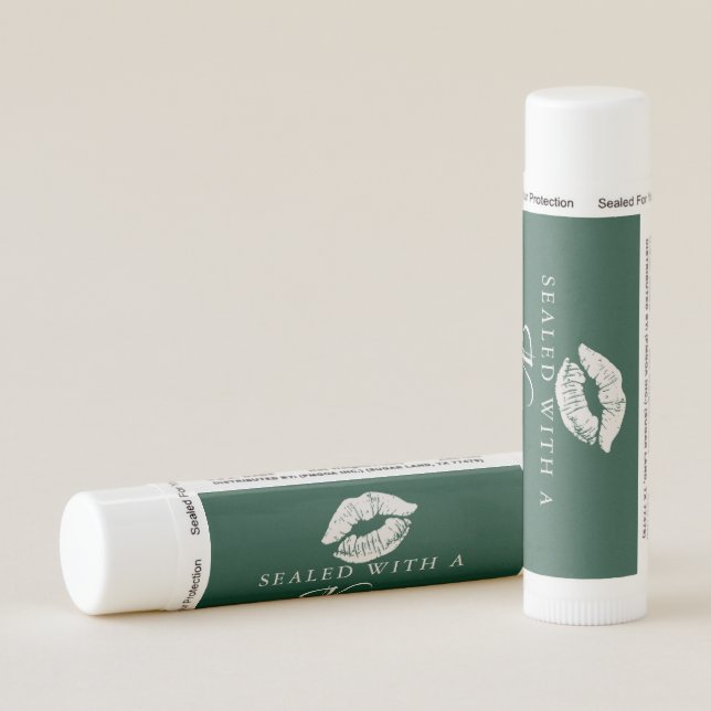 Sealed With a Kiss Wedding Lip Balm Favors  (Rotated Right)
