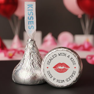 Sealed with a Kiss White & Red Lip Valentine's Day Hershey®'s Kisses®