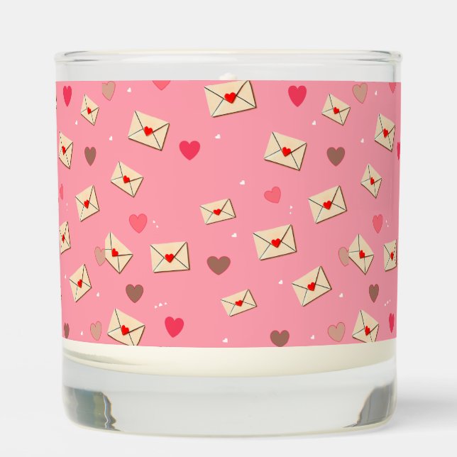 Sealed With Love Heart Candle (Front)
