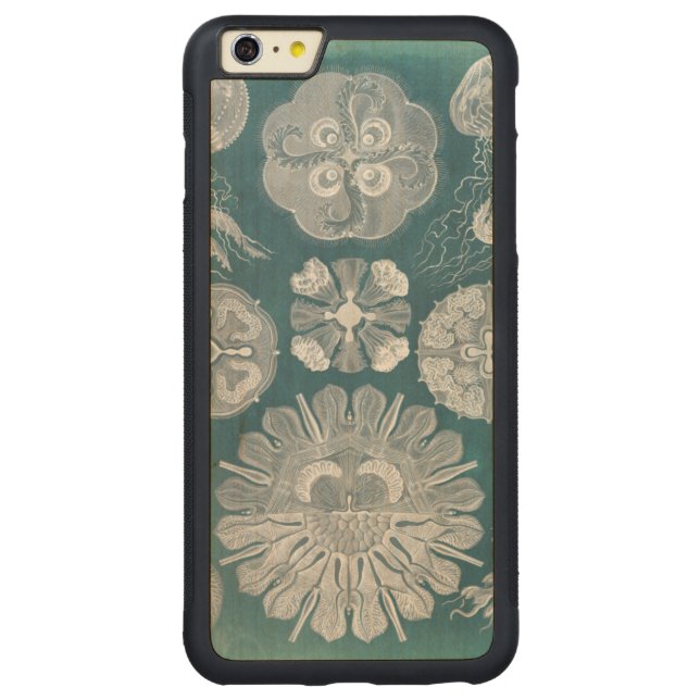 Sealife Blueprint IV Carved Wood iPhone Case (Back)