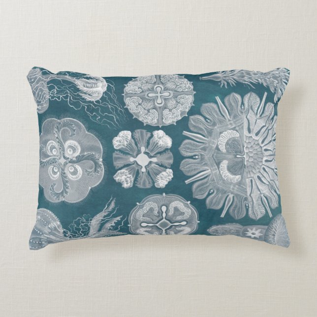 Sealife Blueprint IV Decorative Pillow (Front)