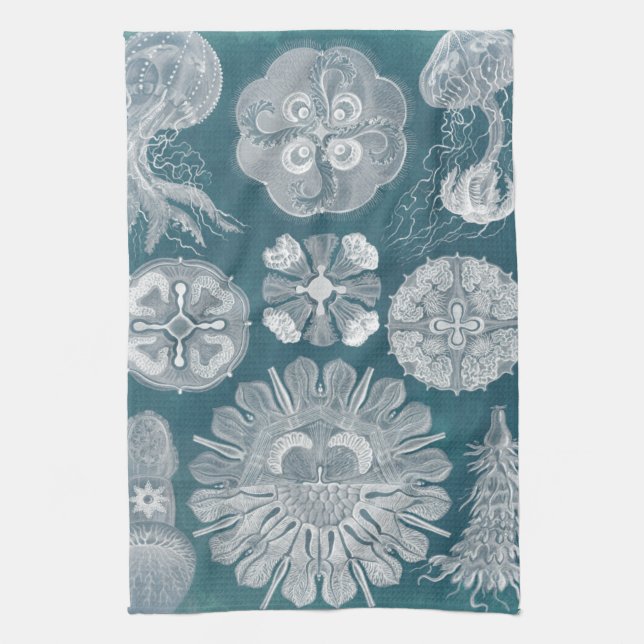 Sealife Blueprint IV Kitchen Towel (Vertical)