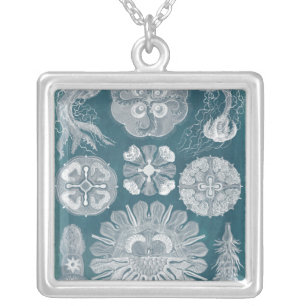 Sealife Blueprint IV Silver Plated Necklace