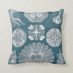 Sealife Blueprint IV Throw Pillow