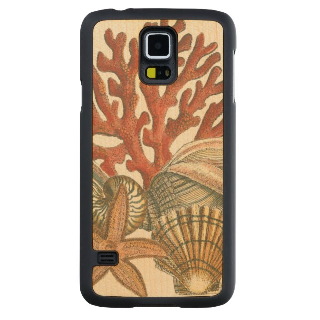 Sealife Collection Carved Maple Galaxy S5 Slim Case (Back)