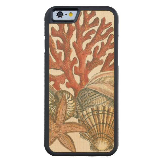 Sealife Collection Carved Wood iPhone Case (Back)