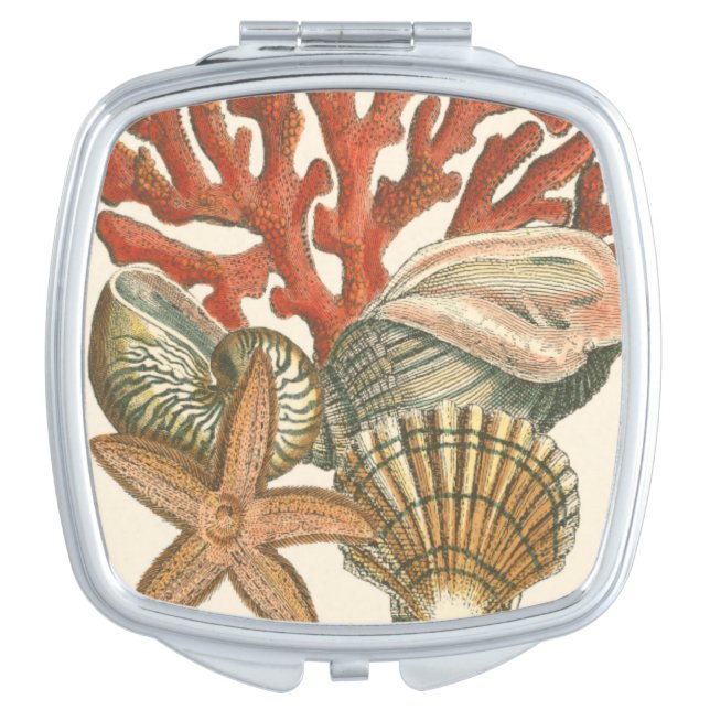 Sealife Collection Mirror For Makeup (Front)