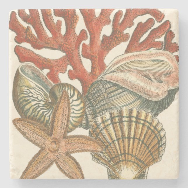 Sealife Collection Stone Coaster (Front)