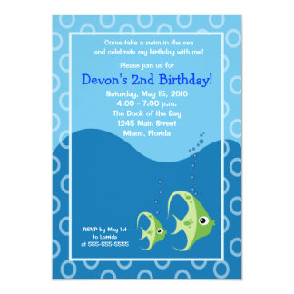 Sea Life Birthday Party Invitations 7