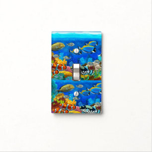Sealife, Tropical Fish Light Switch Plate Cover