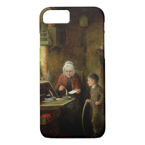 Sealing a Letter 1890 oil on panel iPhone 87 Case