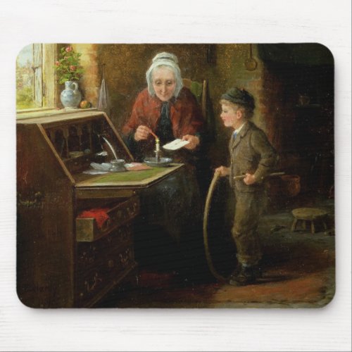 Sealing a Letter 1890 oil on panel Mouse Pad