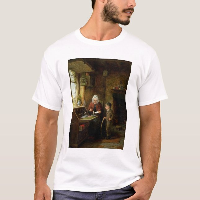 Sealing a Letter, 1890 (oil on panel) T-Shirt (Front)
