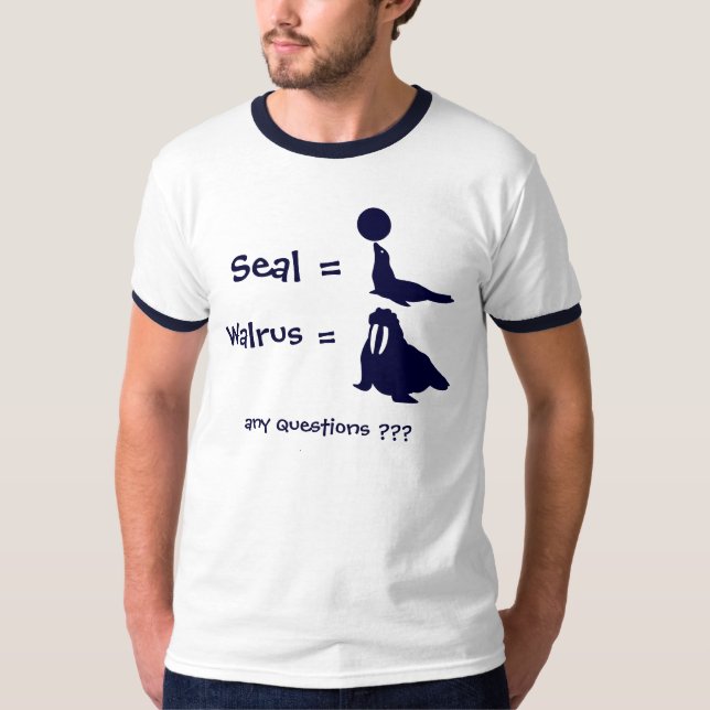 Seals and Walruses T-shirt (Front)