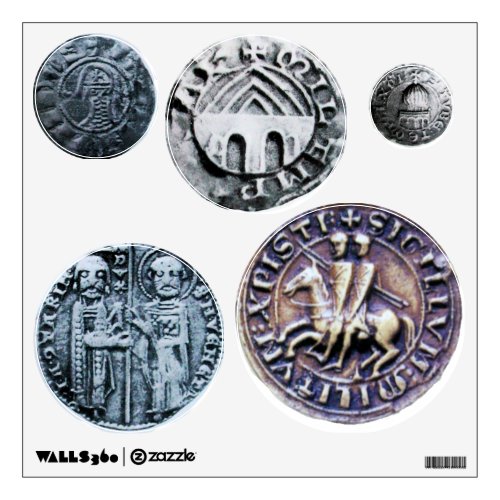 SEALS OF THE KNIGHTS TEMPLAR WALL DECAL