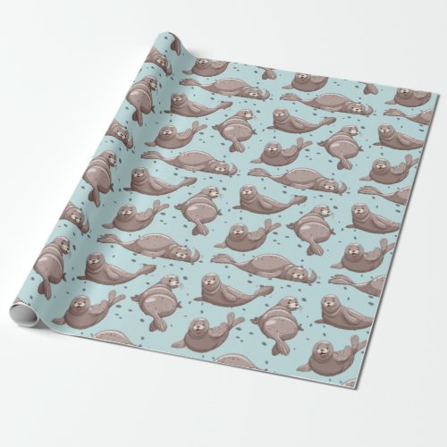 Seals Wrapping Paper