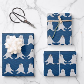 Seals Wrapping Paper Sheets by ellejai at Zazzle