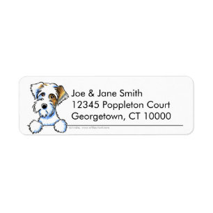 Sealyham Terrier Badger/White Clean and Simple Label