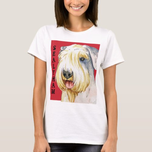 Sealyham Terrier Color Block T_Shirt