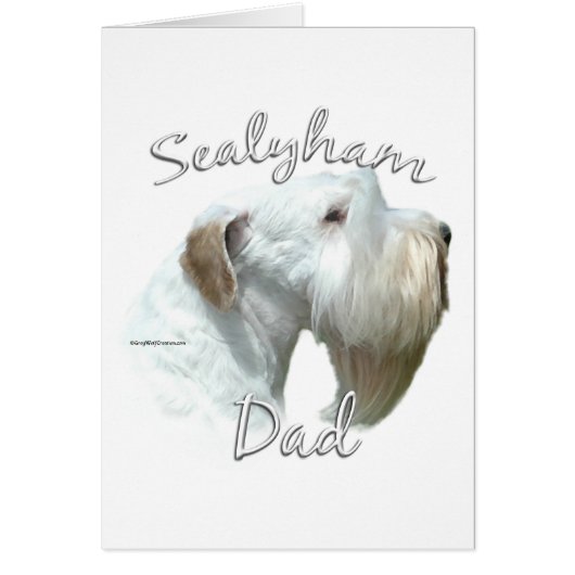Sealyham Terrier Dad 2 Cards (Front)