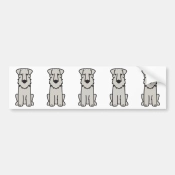 Sealyham Terrier Dog Cartoon Bumper Sticker by DogBreedCartoon at Zazzle