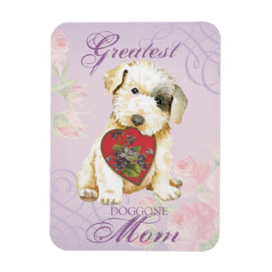 Sealyham Terrier Heart Mom Magnet