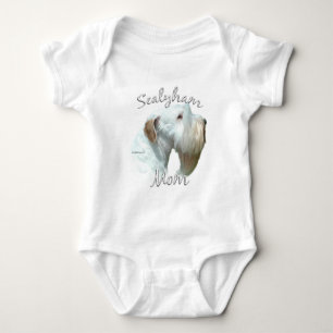 Sealyham Terrier Mom 2 Baby Bodysuit