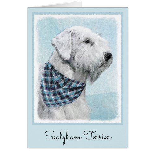 Sealyham Terrier Painting _ Cute Original Dog Art