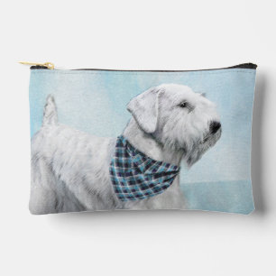 Sealyham Terrier Painting Cute Original Dog Art Accessory Pouch