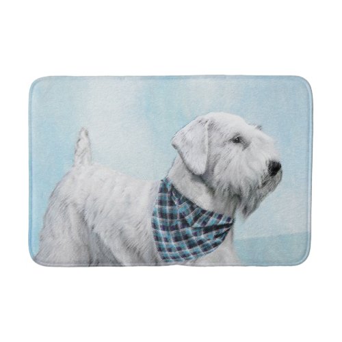 Sealyham Terrier Painting _ Cute Original Dog Art Bath Mat