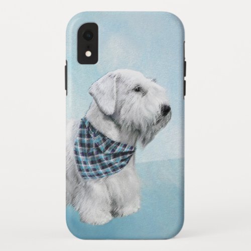 Sealyham Terrier Painting _ Cute Original Dog Art iPhone XR Case