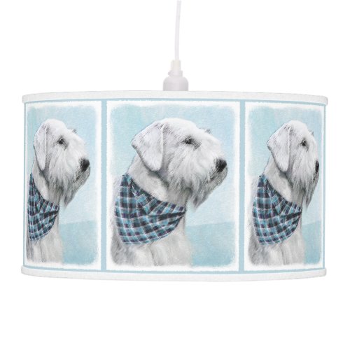 Sealyham Terrier Painting _ Cute Original Dog Art Ceiling Lamp