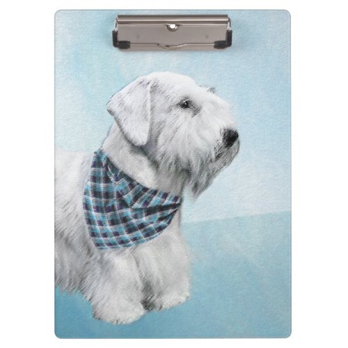 Sealyham Terrier Painting _ Cute Original Dog Art Clipboard