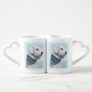 Sealyham Terrier Painting - Cute Original Dog Art Coffee Mug Set