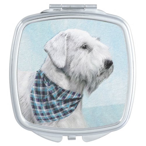 Sealyham Terrier Painting _ Cute Original Dog Art Compact Mirror