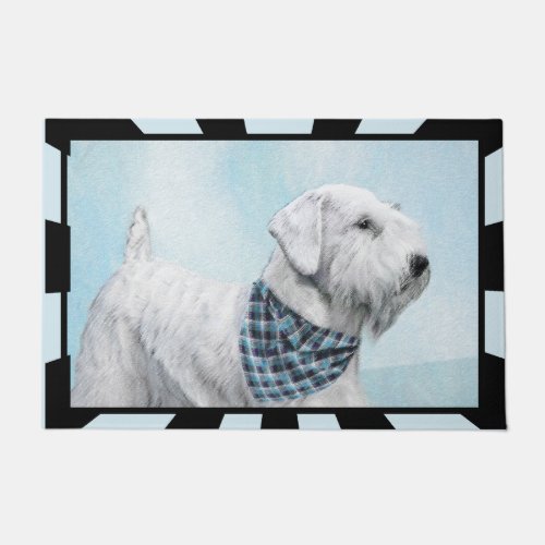 Sealyham Terrier Painting _ Cute Original Dog Art Doormat