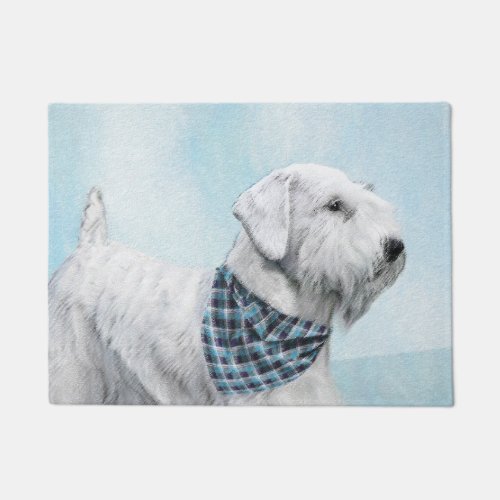 Sealyham Terrier Painting _ Cute Original Dog Art Doormat