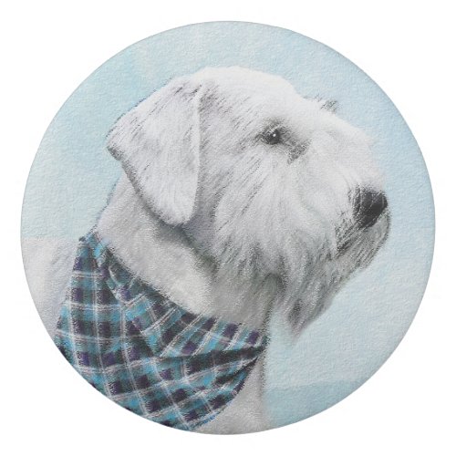 Sealyham Terrier Painting _ Cute Original Dog Art Eraser