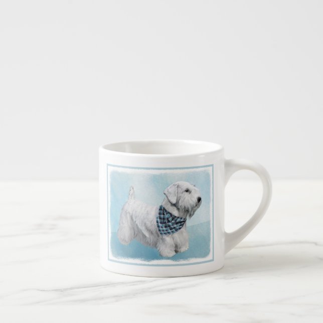 Sealyham Terrier Painting - Cute Original Dog Art Espresso Cup (Right)