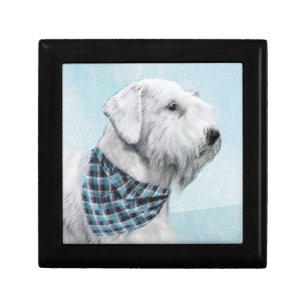 Sealyham Terrier Painting - Cute Original Dog Art Gift Box