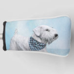 Sealyham Terrier Painting - Cute Original Dog Art Golf Head Cover