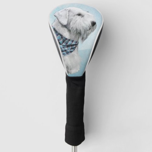 Sealyham Terrier Painting _ Cute Original Dog Art Golf Head Cover