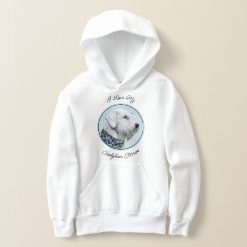 Sealyham Terrier Painting _ Cute Original Dog Art Hoodie