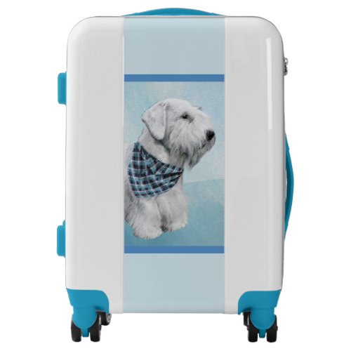Sealyham Terrier Painting _ Cute Original Dog Art  Luggage