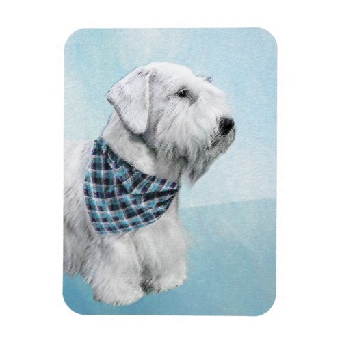 Sealyham Terrier Painting _ Cute Original Dog Art Magnet