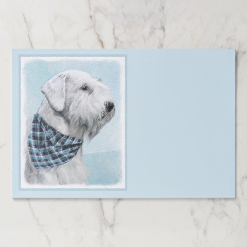 Sealyham Terrier Painting _ Cute Original Dog Art Paper Pad