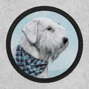Sealyham Terrier Painting - Cute Original Dog Art Patch