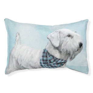 Sealyham Terrier Painting - Cute Original Dog Art Pet Bed