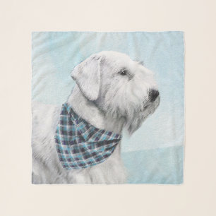 Sealyham Terrier Painting - Cute Original Dog Art Scarf