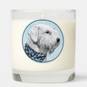 Sealyham Terrier Painting - Cute Original Dog Art Scented Candle